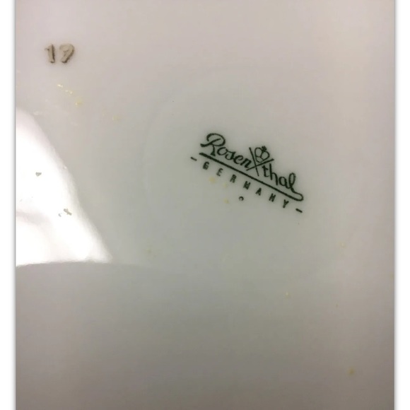 Rosenthal Shadow Rose Coffee Pot Germany Blutenspiel White Porcelain Mid Century - Picture 6 of 13